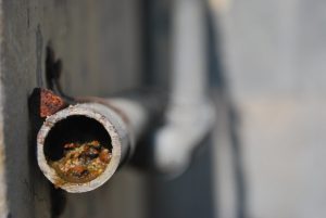 clogged pipe